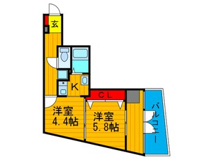 アルカザール天の川の物件間取画像